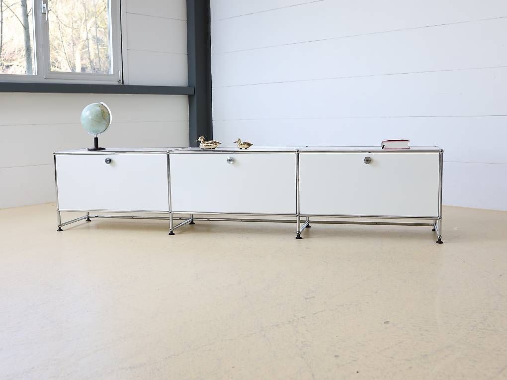 USM Kommoden: USM Haller Lowboard in Reinweiss – Gebraucht aus Meinisberg von atelier_TILIJA