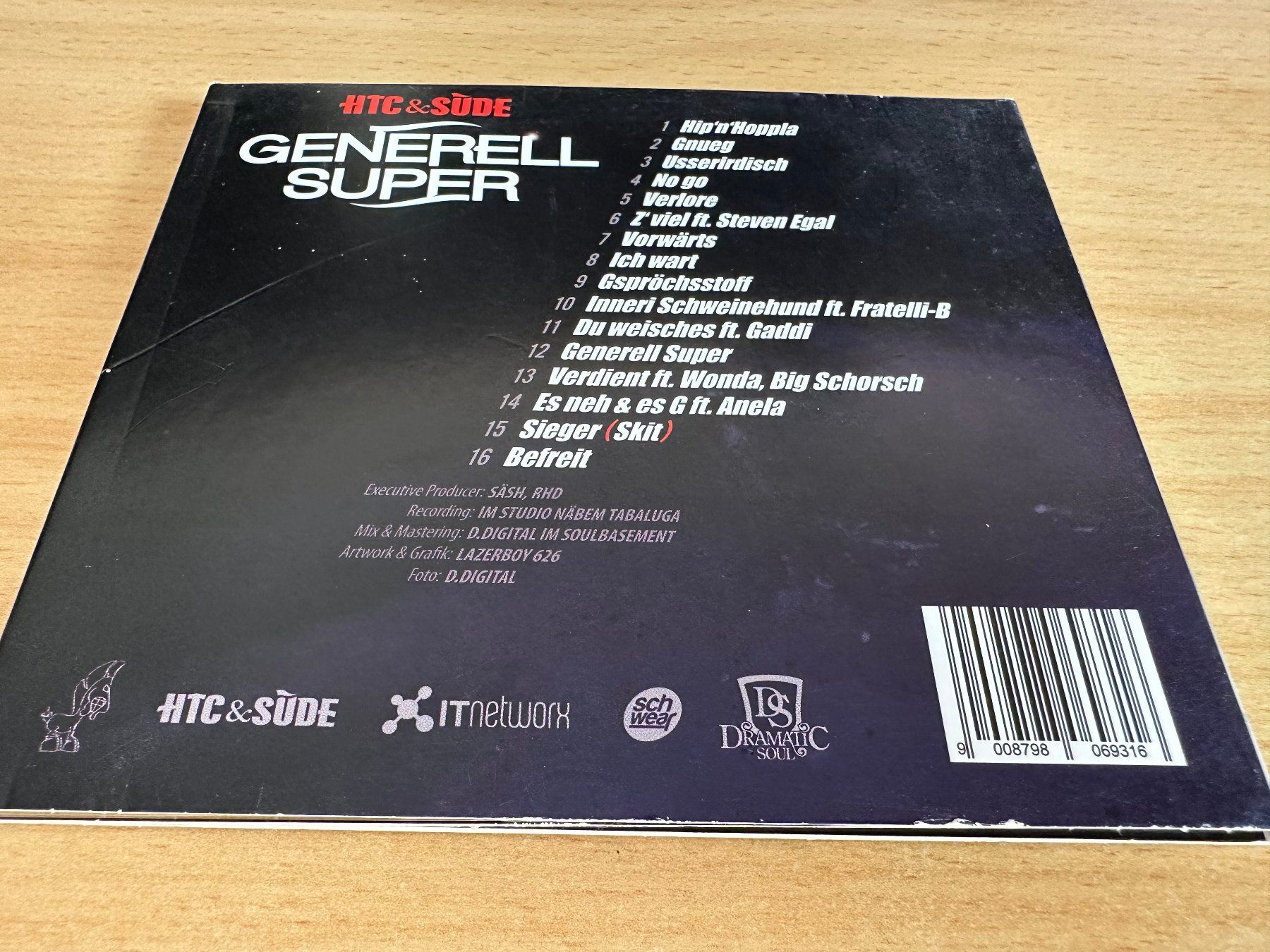CD: HTC & Süde – Generell Super – Usato da Rikon im Tösstal venduto da Alpenmutz 1