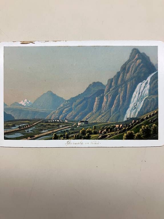 Stiche: La Pissevache gravure – Gebraucht aus Chernex von Nouveaunom 1