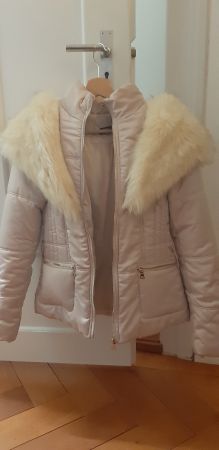 NEU! Winter Jacke pink champagne color Gr. S