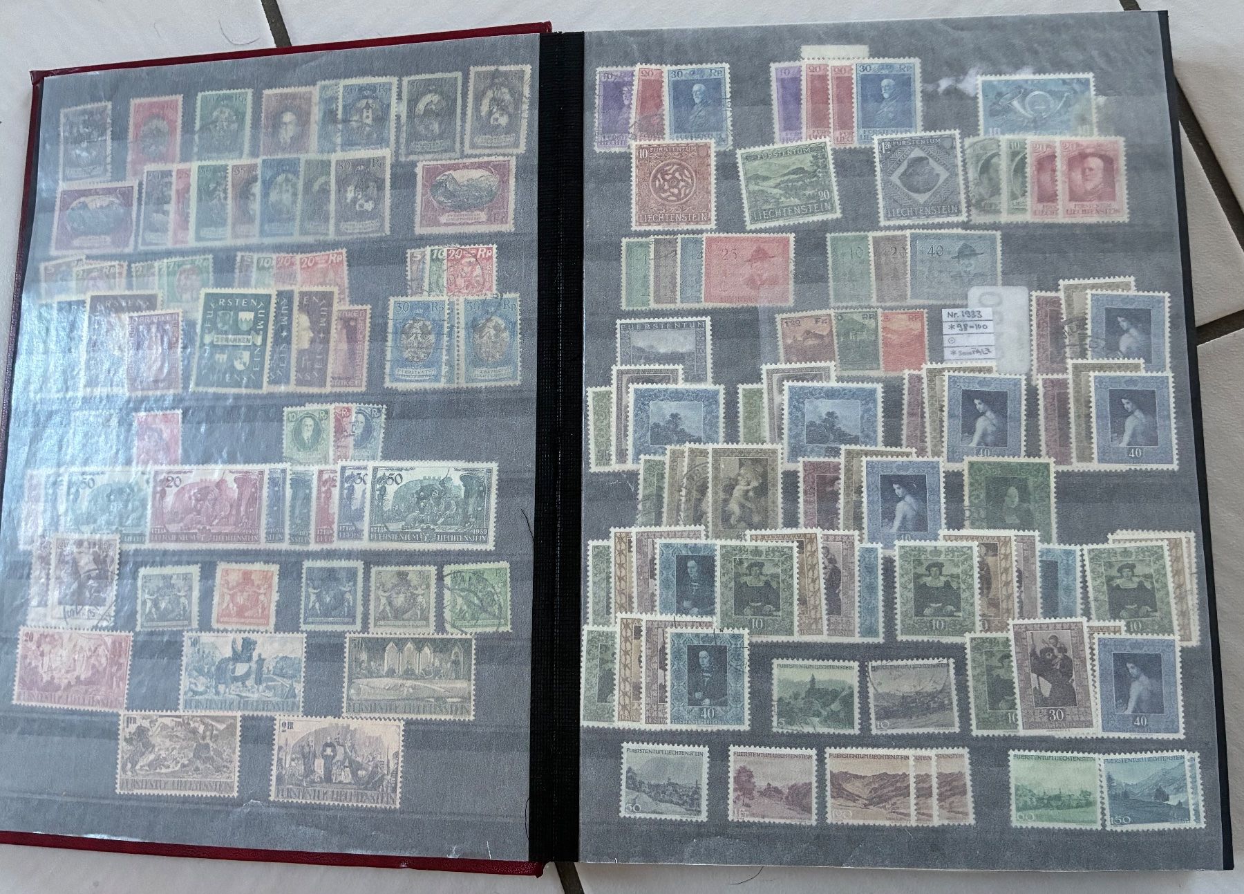 Alle Briefmarken: Super collection de timbres du Liechtenstein – Gebraucht aus Rovray von Ganderch 2
