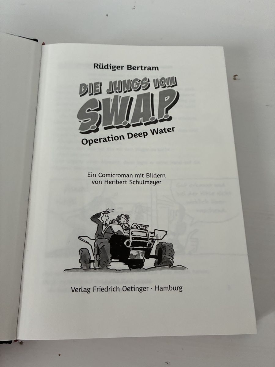 Livres: Die Jungs vom SWAP Operation Deep Water Comic – D'occasion à Wettingen par ric_xm6x 1