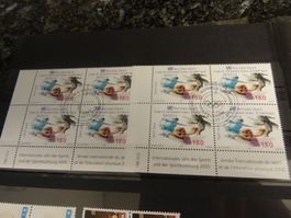 2004 VIERERBLOCK Jahr Sports und Sporterziehung ET-STEMPEL