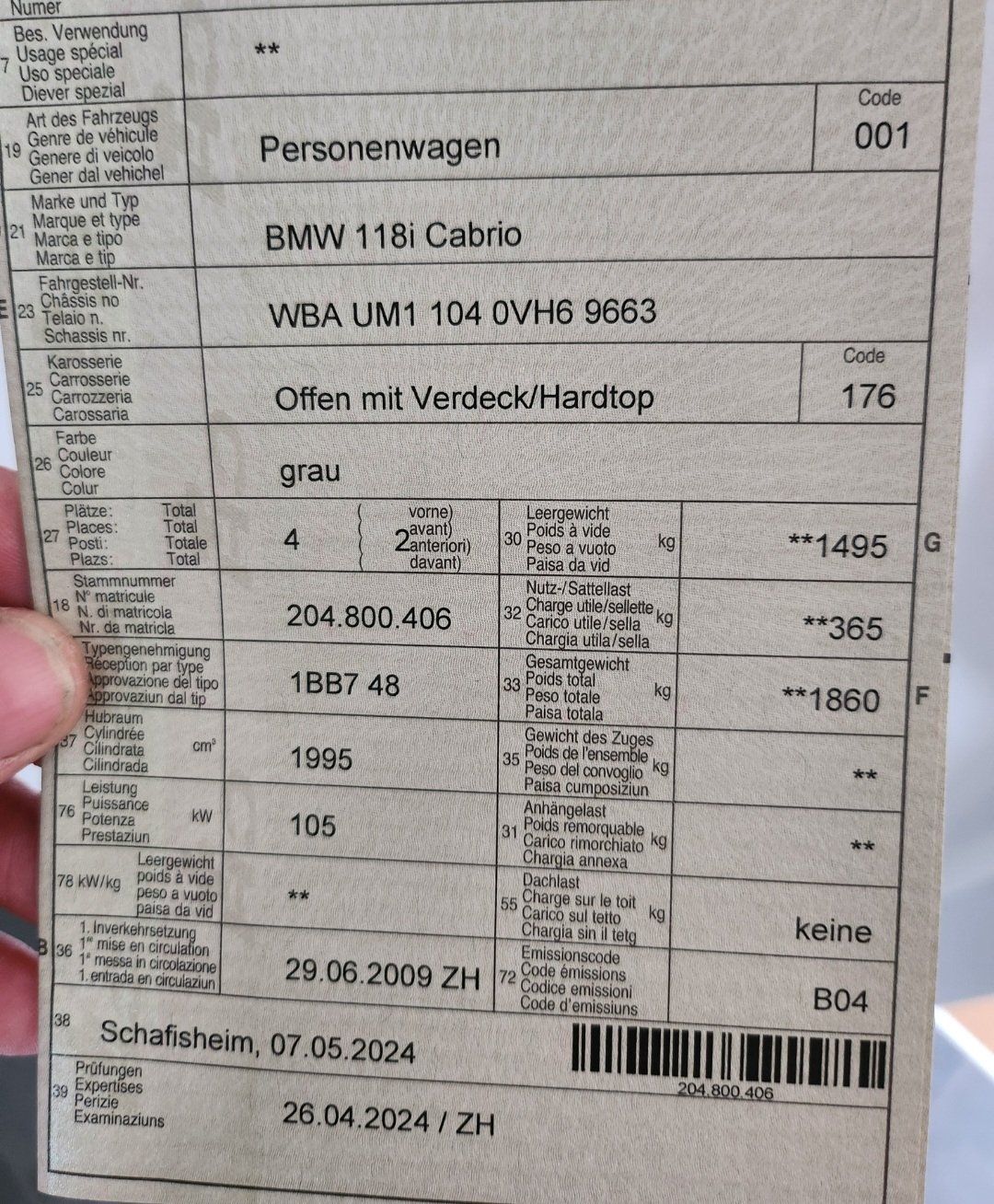BMW Automobili: BMW118i cabriolet – Usato da Neuenhof venduto da aguila40 7