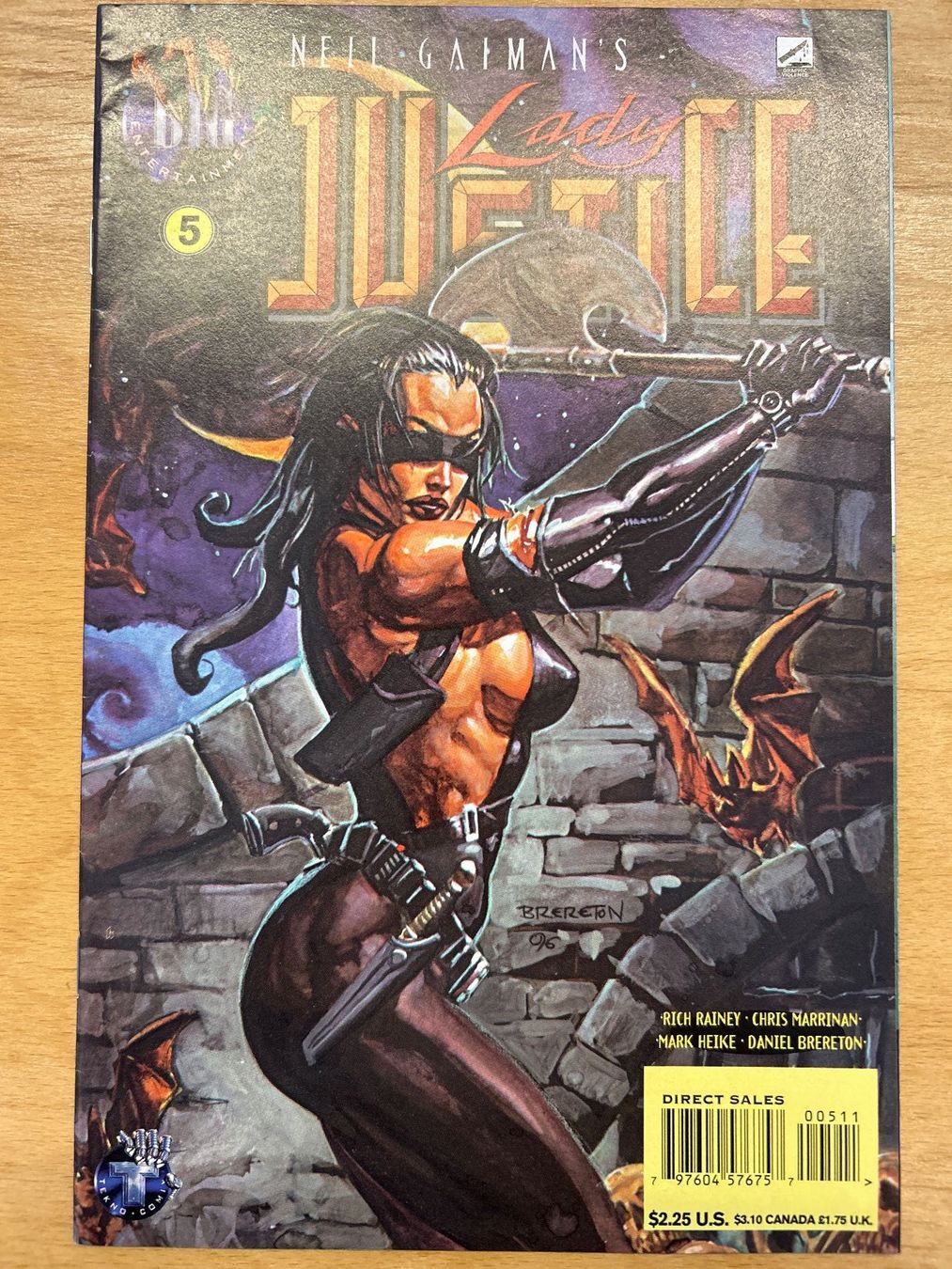 Fumetti: Lady Justice #5 October 1996 BIG Entertainment – Usato da Bern venduto da pacolino22