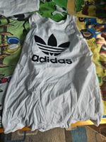Débardeur Adidas Originals blanc – logo noir