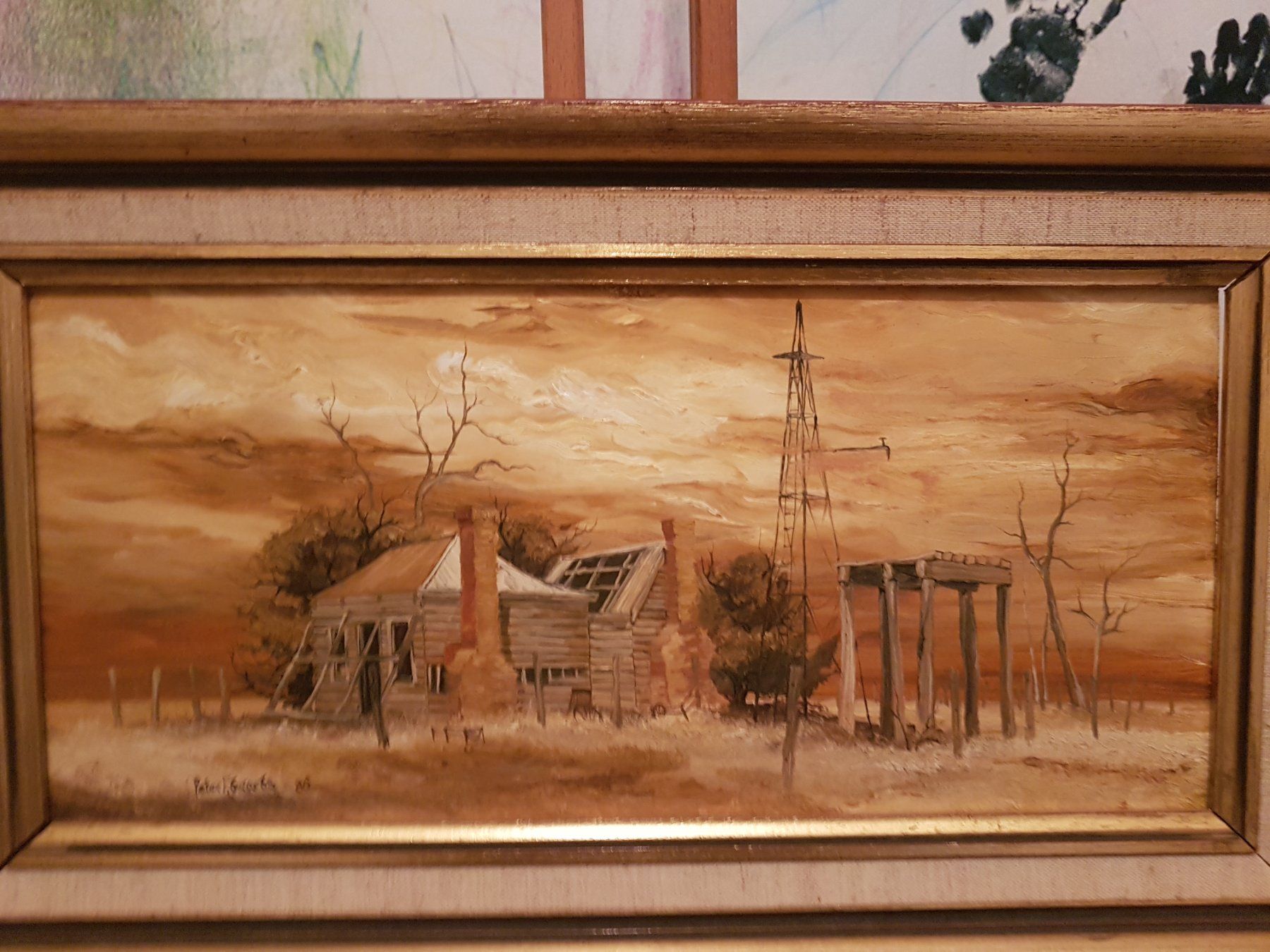 Gemälde: Peter William Edwards FARM in AUSTRALIEN SIG – Gebraucht aus Glattbrugg von casabelavista 1
