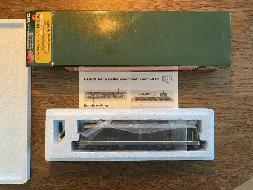 Hag Modelleisenbahnen: HAG 206 Re 6/6 SBB H0 "Bischofszell" – Gebraucht aus Glattpark (Opfikon) von anywaya23 6
