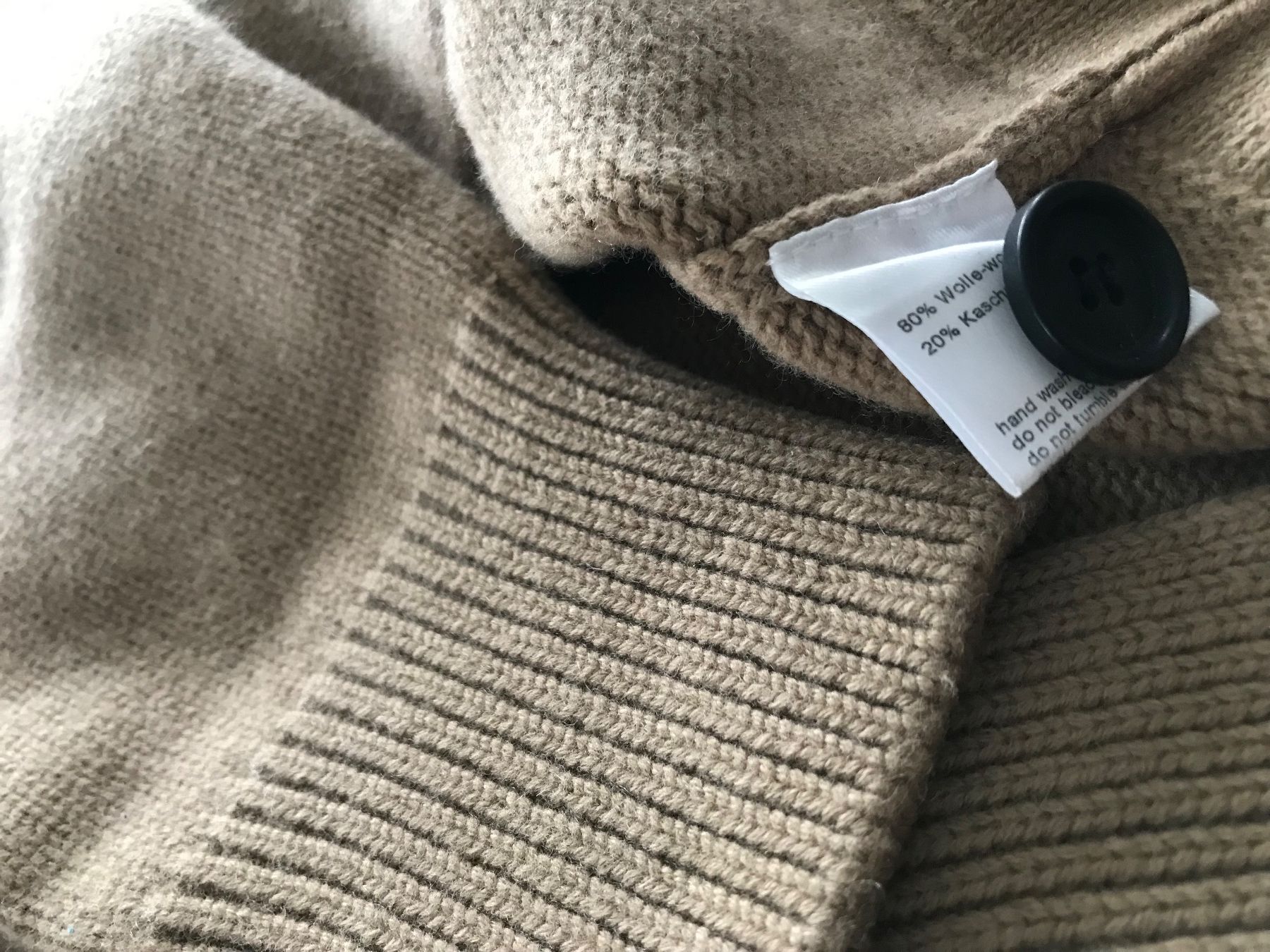 Lana: Wolljacke mit Kaschmir, camel, Gr. 40 – Usato da Niederteufen venduto da mix18 8
