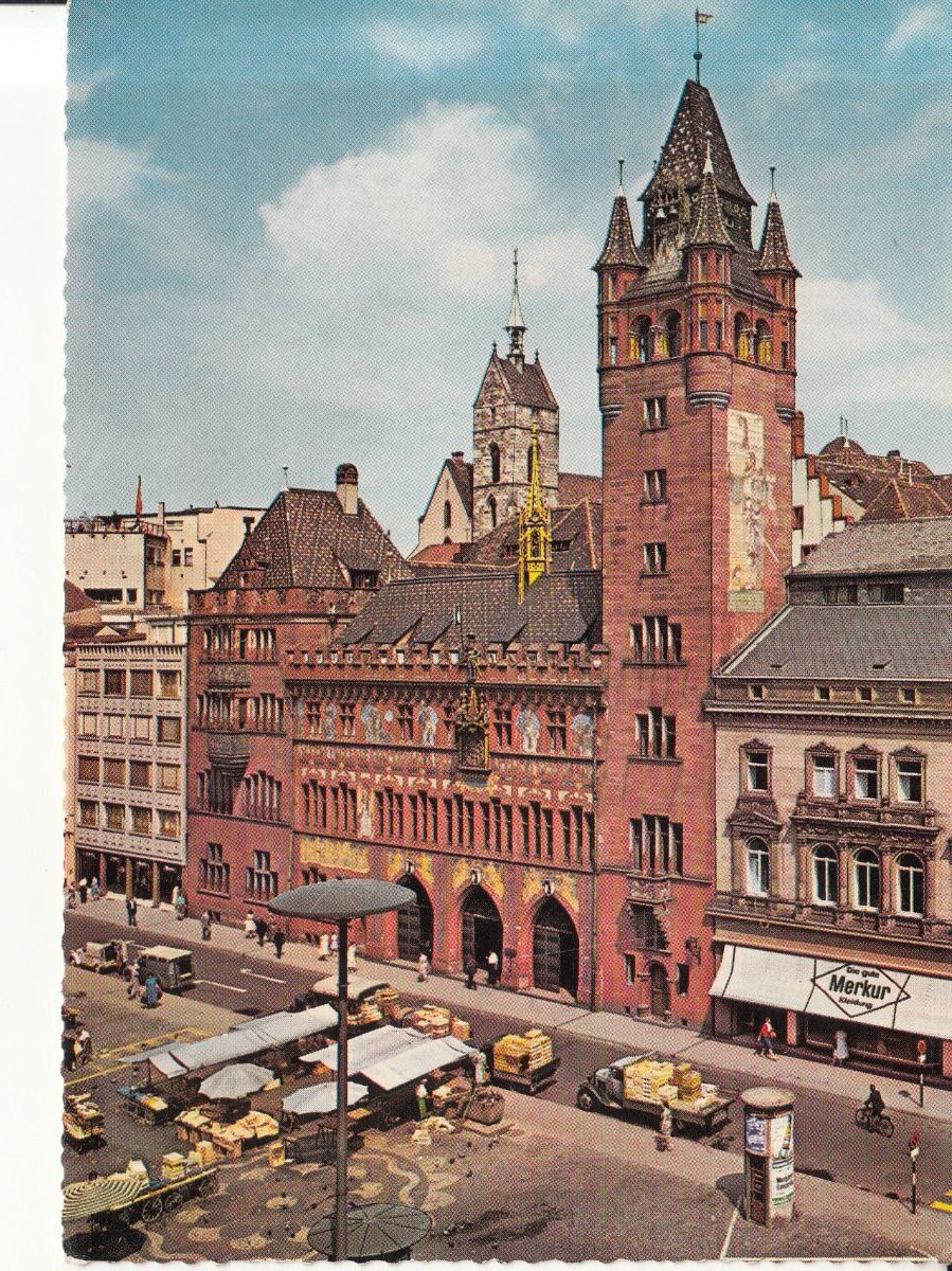 Cartoline postali: Basel ca. 1960 – Usato da Bürglen TG venduto da StampGraf