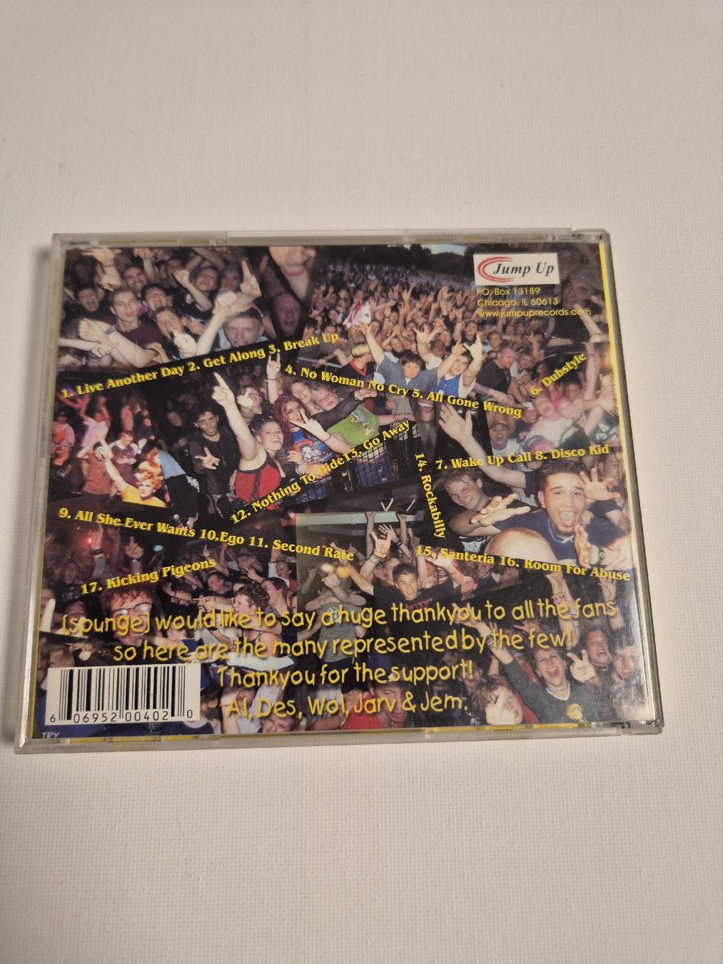 CD: [Spunge]  - Room for Abuse - CD – Nuovo (secondo la descrizione) da Uster venduto da newwave0 1
