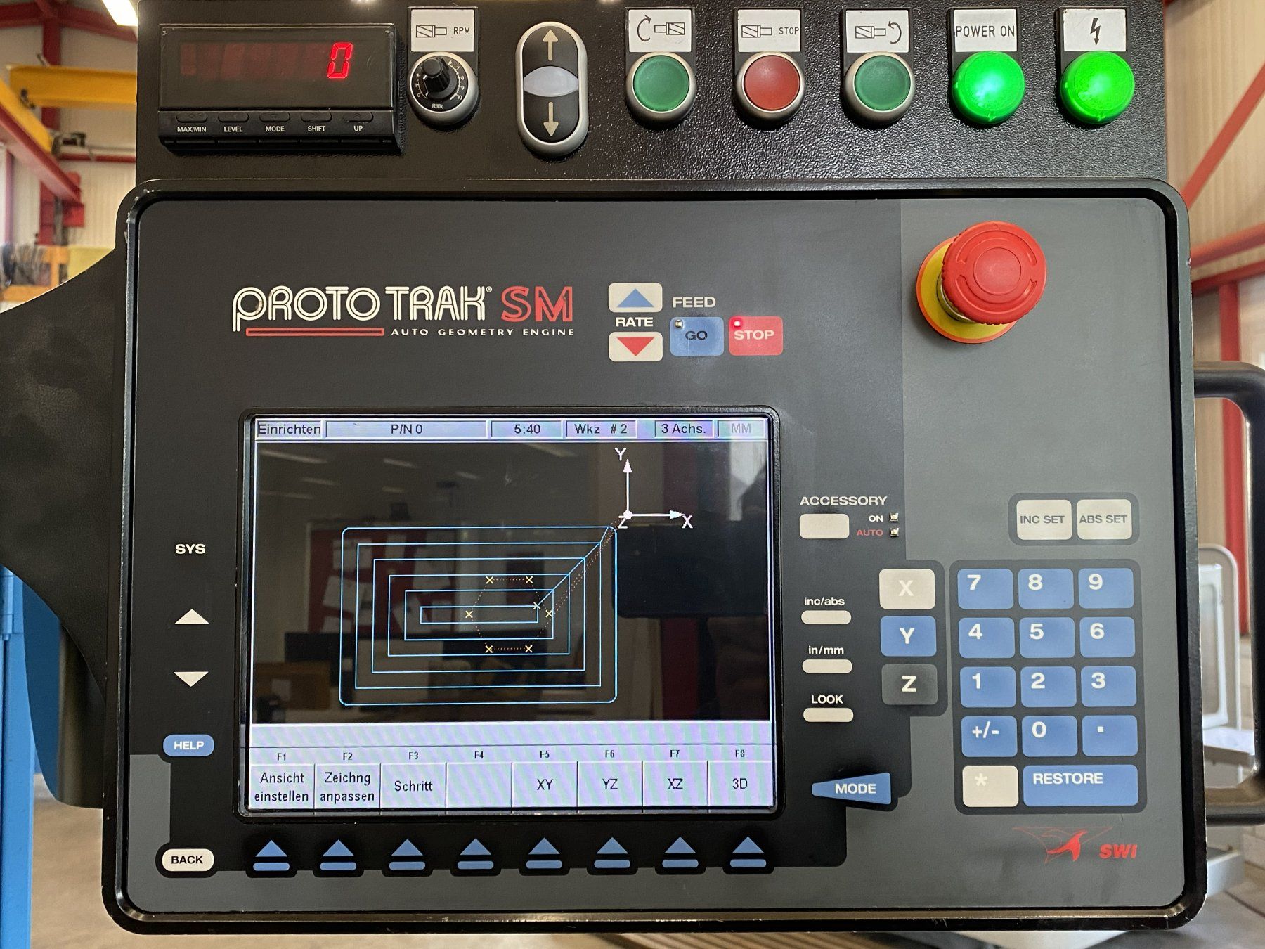 Tutte le macchine: Fäsmaschine mit Prototrak Zyklussteuerung, manuell oder CNC – Usato da Fislisbach venduto da ProtoTrak 5