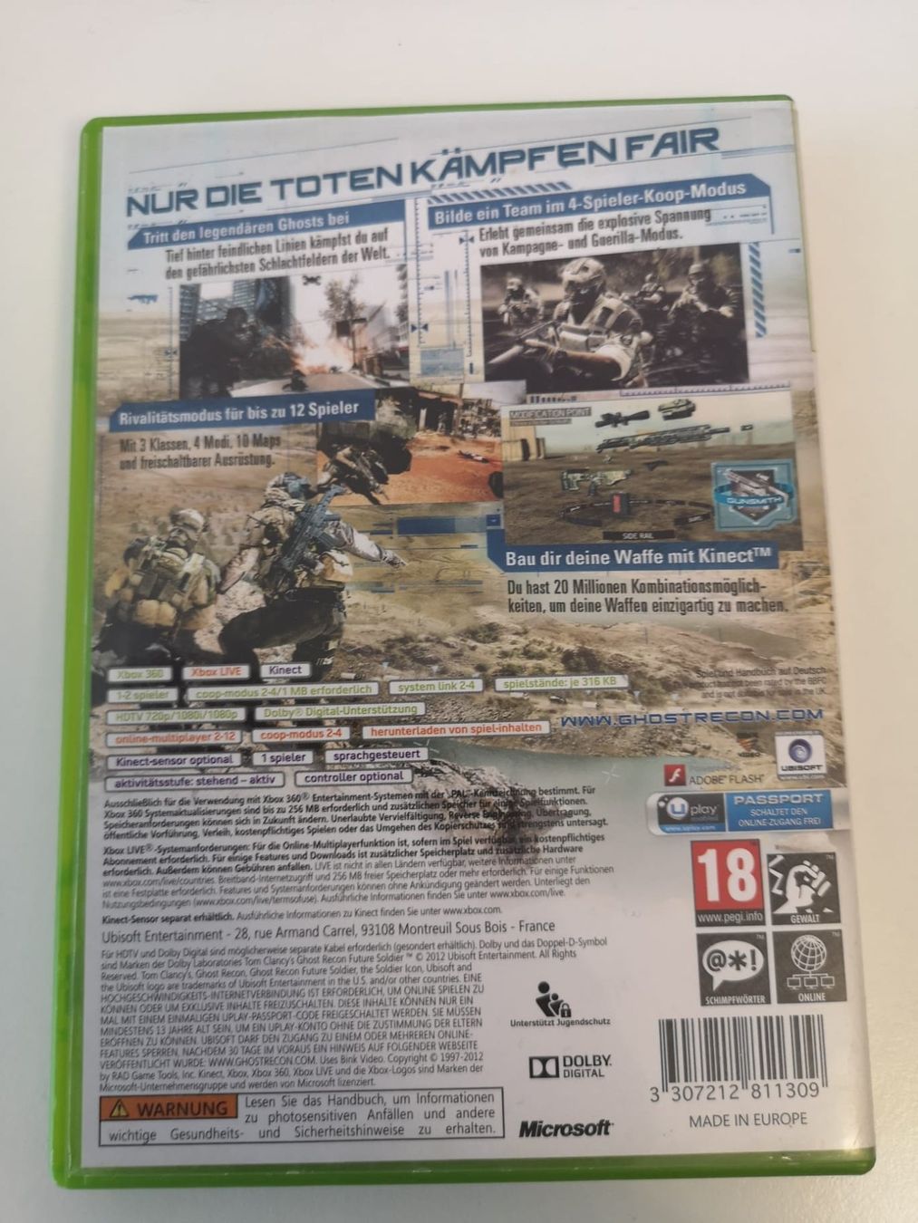 Giochi: Ghost Recon Future Soldier (XBOX 360) – Usato da Herisau venduto da Seyashop1 2