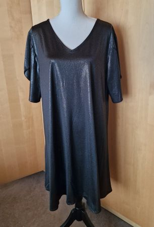 ❣️NEUES KLEID ANTHRAZIT, A-LINE, KURZARM, GR. 44/46