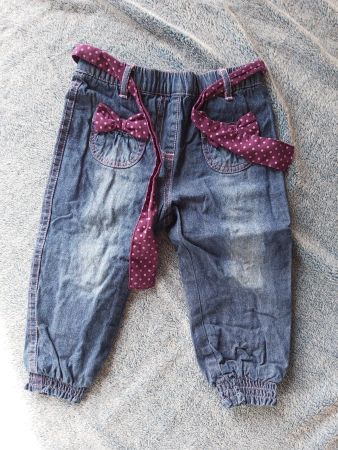Jeanshose leicht gefüttert - Gr. 80