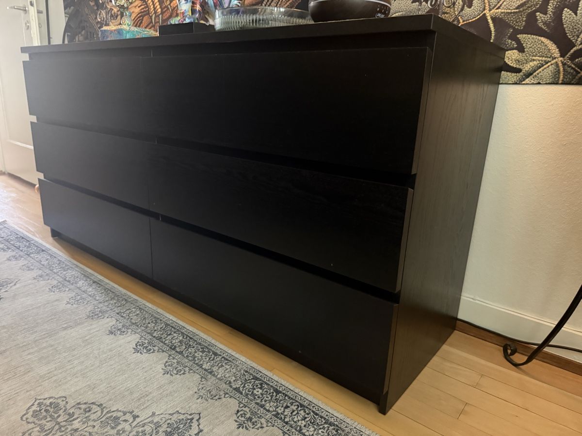 Ikea Cassettiere: MALM Kommode 6 Schubladen schwarzbraun – Usato da Zürich venduto da d0miNik. 1