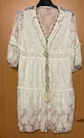 Sommerliches Kleid aus Spitze, weiss,  one size, neuwertig
