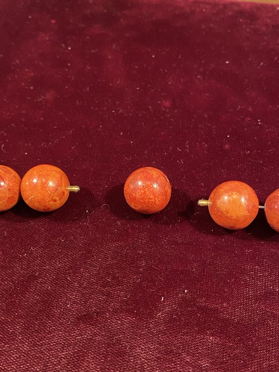 Catenine: Rote Korallenkette – Nuovo e nell'imballaggio originale da Münsingen venduto da Goldschmiede_Ambrosi 2