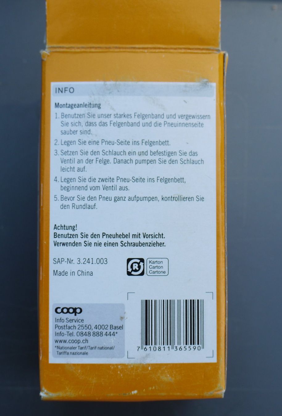 Ersatzteile: Chambre à air 20 pouces neuve – Neu (gemäss Beschreibung) aus Lausanne von van_8p85 1