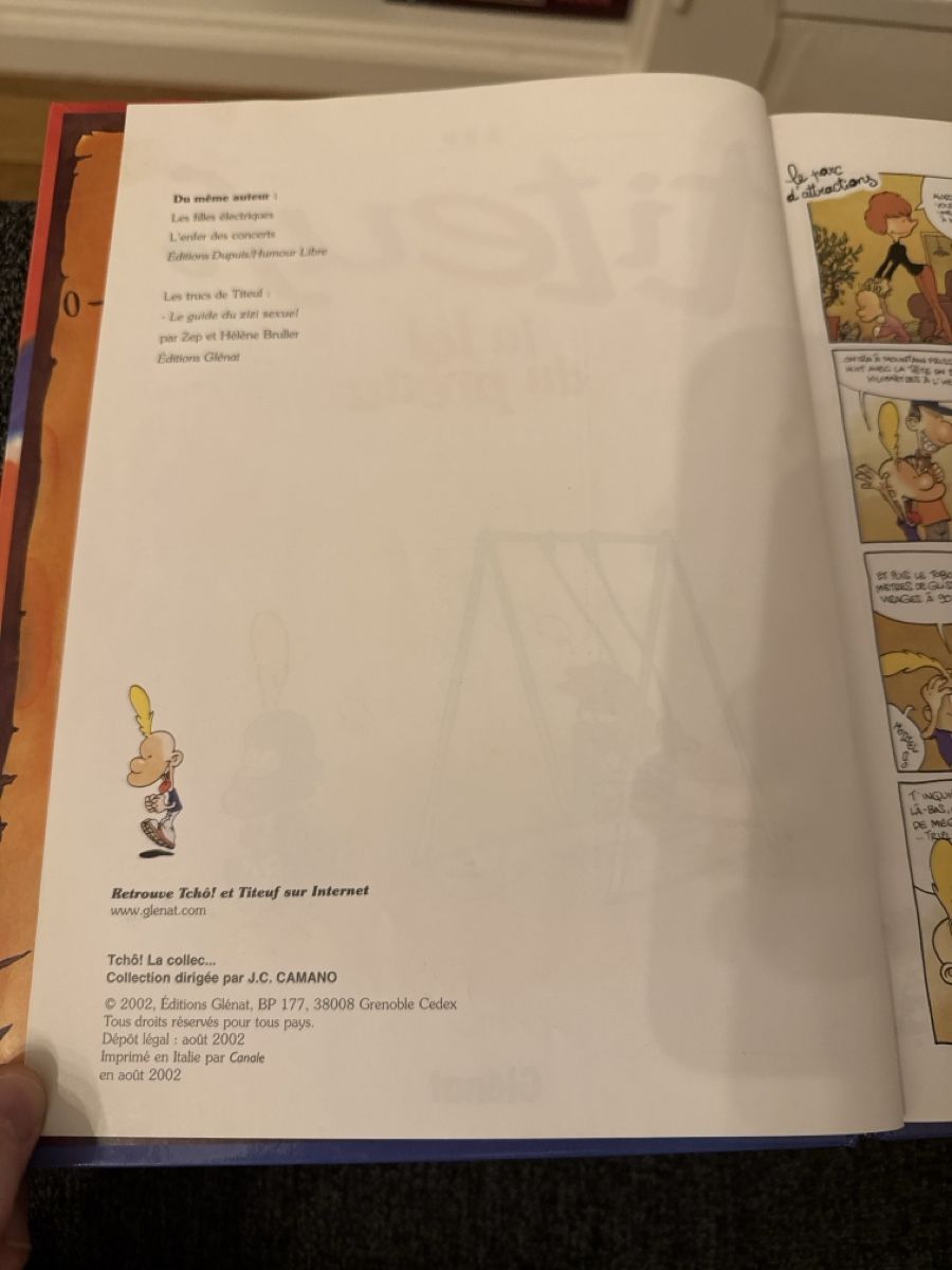 Fumetti: BD TITEUF - TOME 9 - ÉDITION ORIGINALE 2002 – Nuovo (secondo la descrizione) da Genève venduto da Emorejac 2