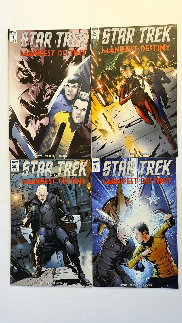 Fumetti: Star Trek: Manifest Destiny Comic Hefte 1-4. – Nuovo (secondo la descrizione) da Aesch BL venduto da pri_fp8t