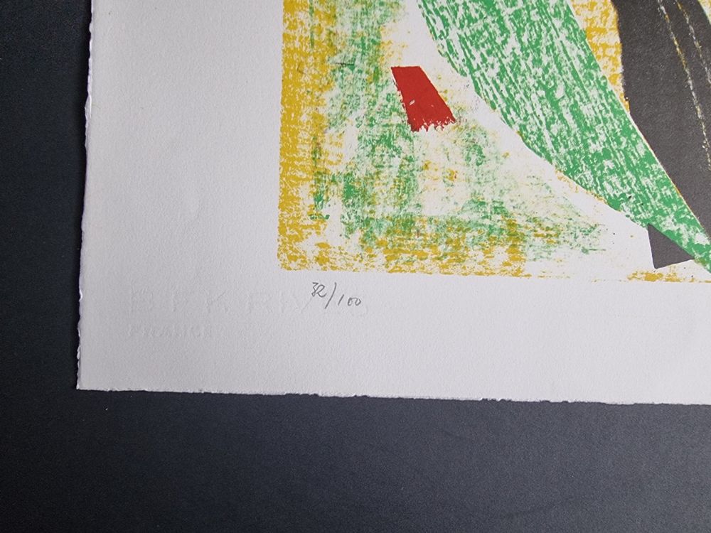 MAX HEGETSCHWEILER LITHOGRAPHIE SIGNIERT NUMMERIERT 3