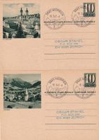 12 Stk. Ganzsache Bildpostkarte Serie K-Stempel 3825 Mürren