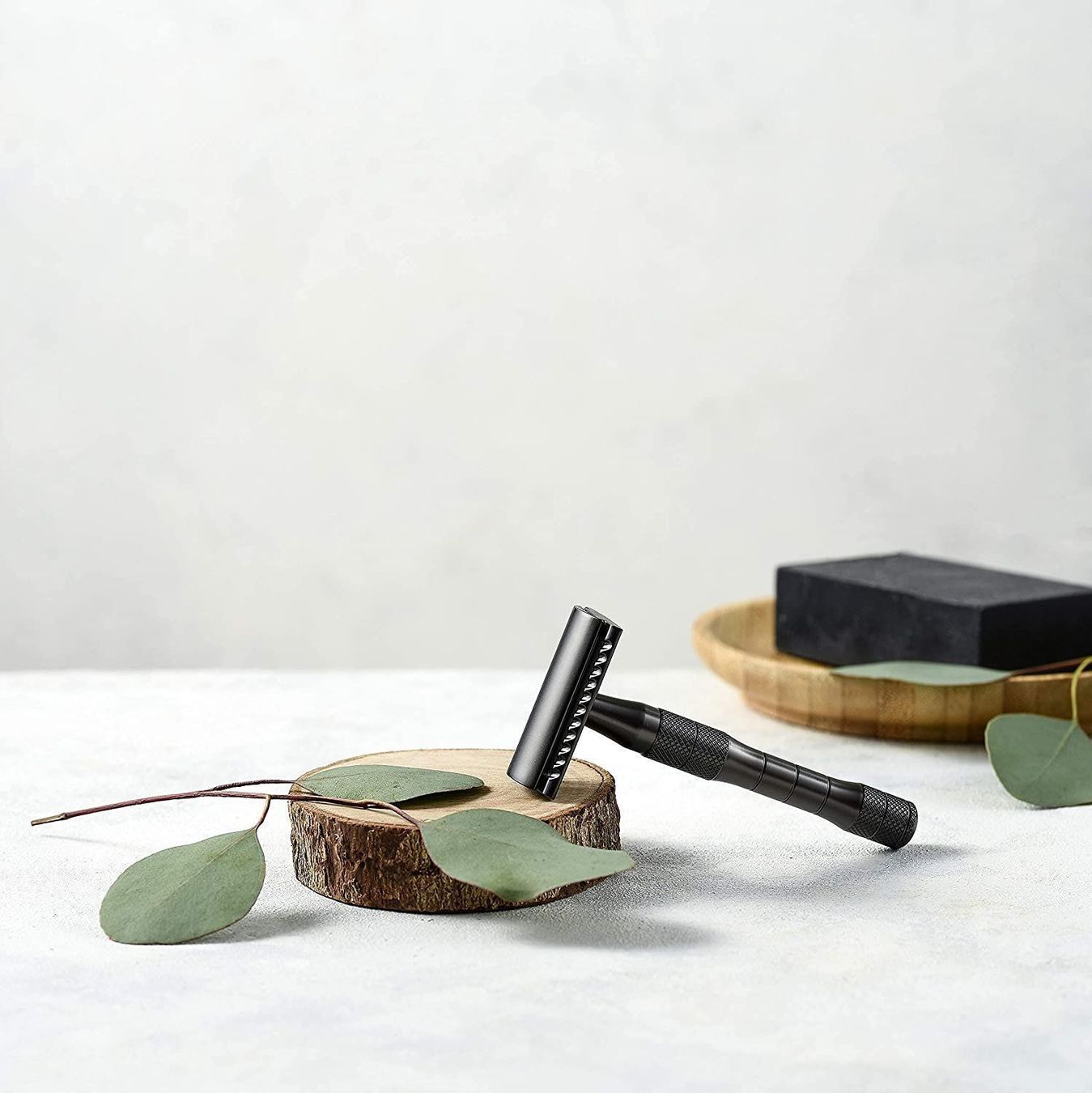 Rasoi & Lamette da barba: Wiederverwendbare Rasierhobel in Metallic Schwarz – Nuovo e nell'imballaggio originale da Walenstadt venduto da Trend-24 3