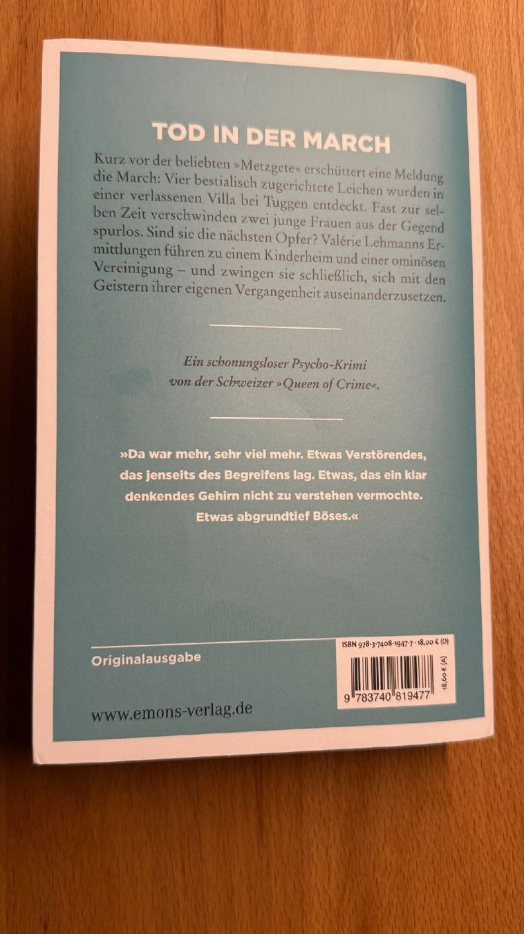 Bücher: Silvia Götschi - Krimi - REICHENBURG – Gebraucht aus Samedan von Gischpel25 1