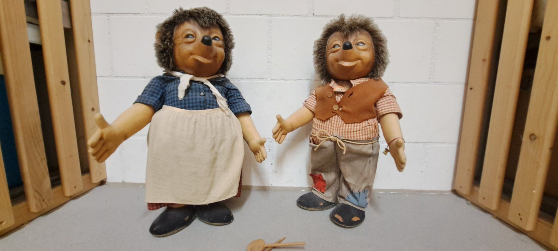 Steiff Puppen: Original Steiff Mecki und Micki Igelpaar – Gebraucht aus Berikon von berghalde