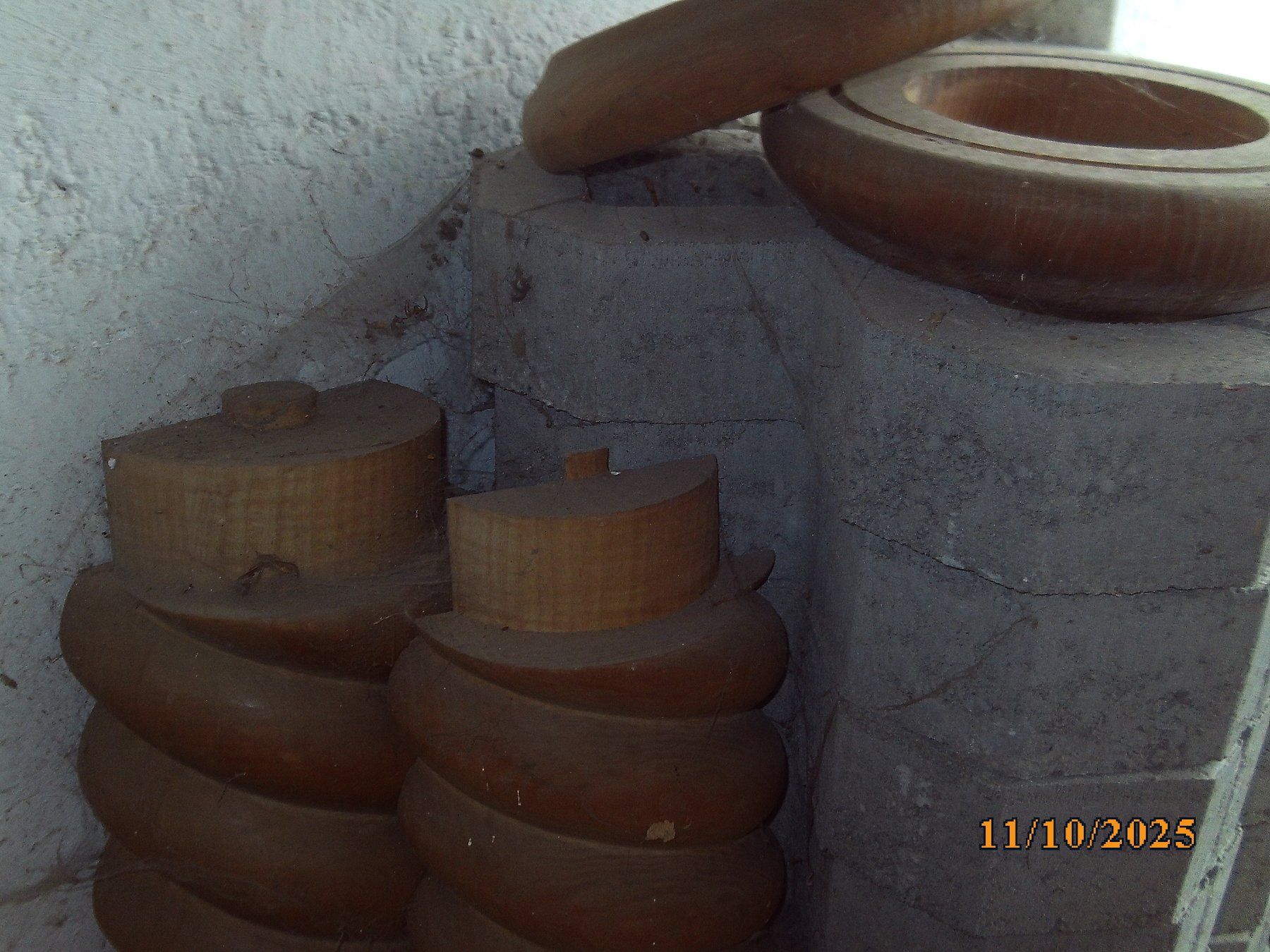 Holzartikel: 2x Holzsäulen Säulen 140cm Spirale gedrechselt massiv – Gebraucht aus Malters von monarkli 2