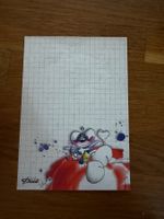 1x A6 Diddlblatt selten