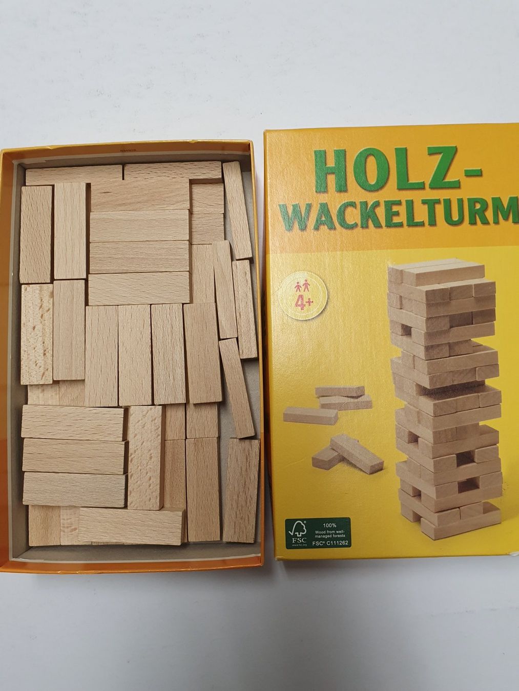 Giochi: Holz Wackelturm / Spiel Geschicklichkeit – Usato da Oberdorf BL venduto da BaldenEagle 1