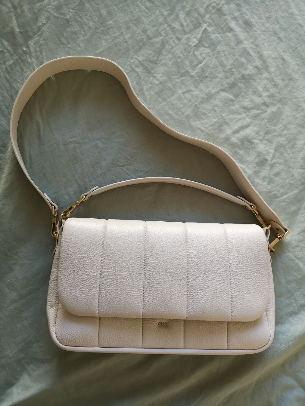 Taschen für Damen: White leather bag/white handbag – Neu (gemäss Beschreibung) aus Uster von b4x_ric