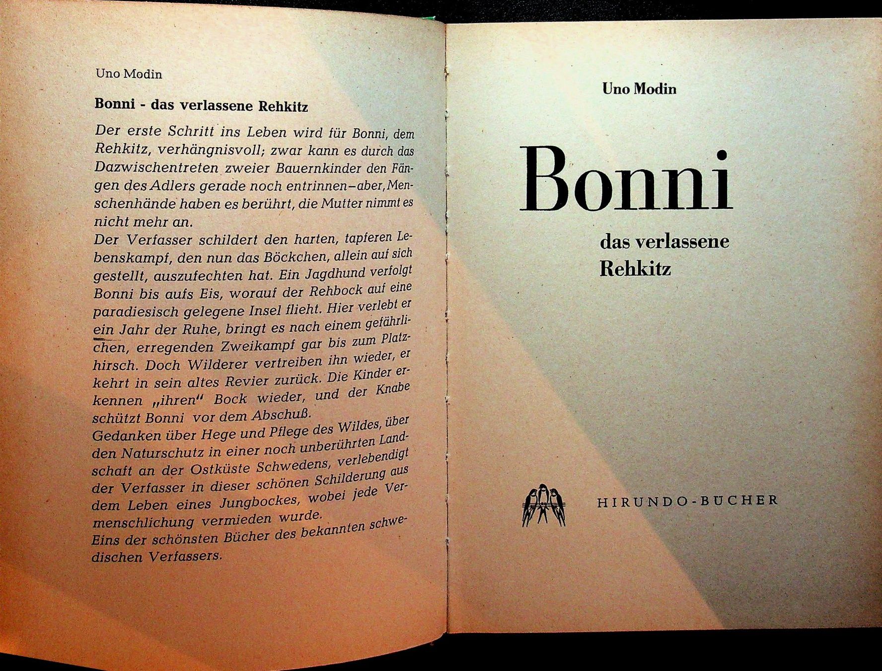 Libri: Uno Modin Bonni das verlassene Rehkitz – Usato da Reitnau venduto da Zaomir 1