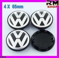 VW 65mm schwarze Radkappen 3B7601171