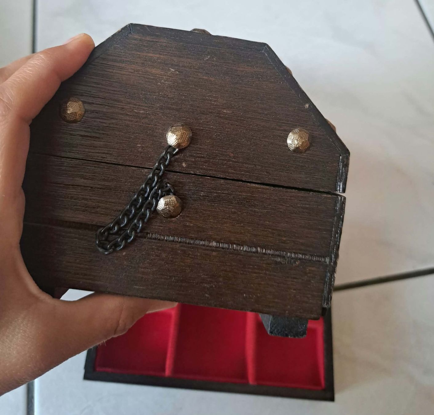 Cassapanche: Vintage-Schatztruhe aus Holz – Usato da Saas Grund venduto da IvanaXY 6