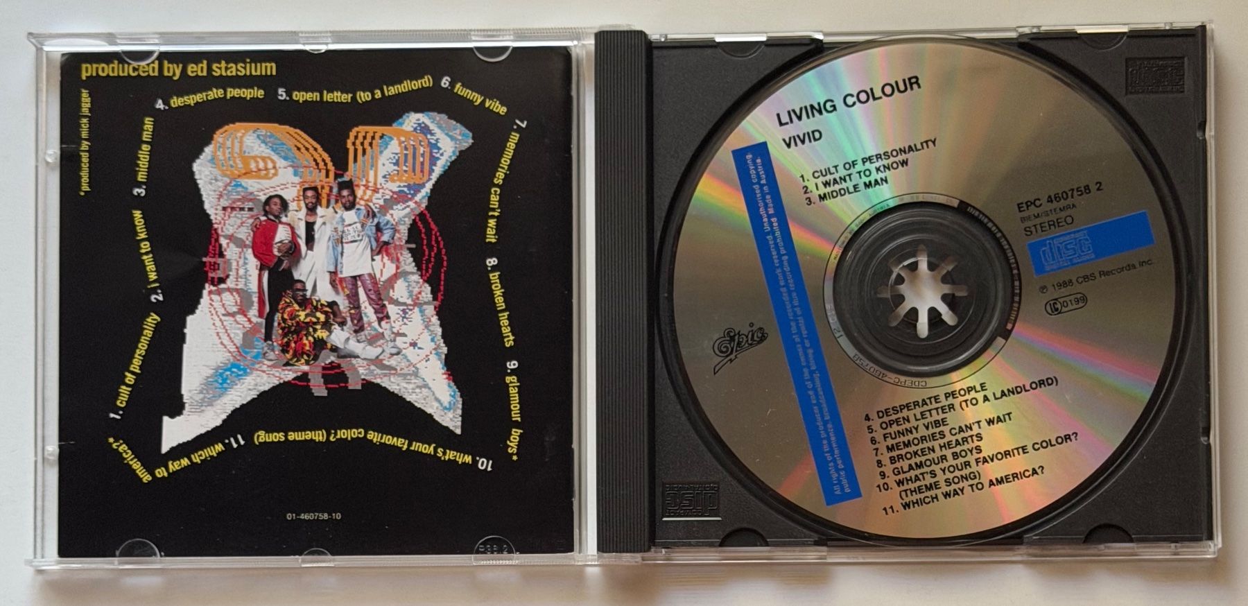 CDs: Living Colour / Vivid – Gebraucht aus Näfels von rottabi 2