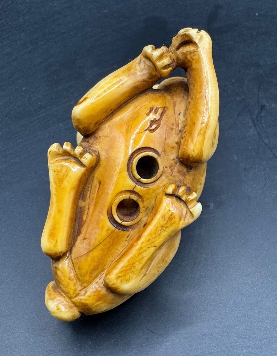 Figurines: 🐯 Netsuke ancien – Tigre couché – D'occasion à Fiez par Kirafinds 5