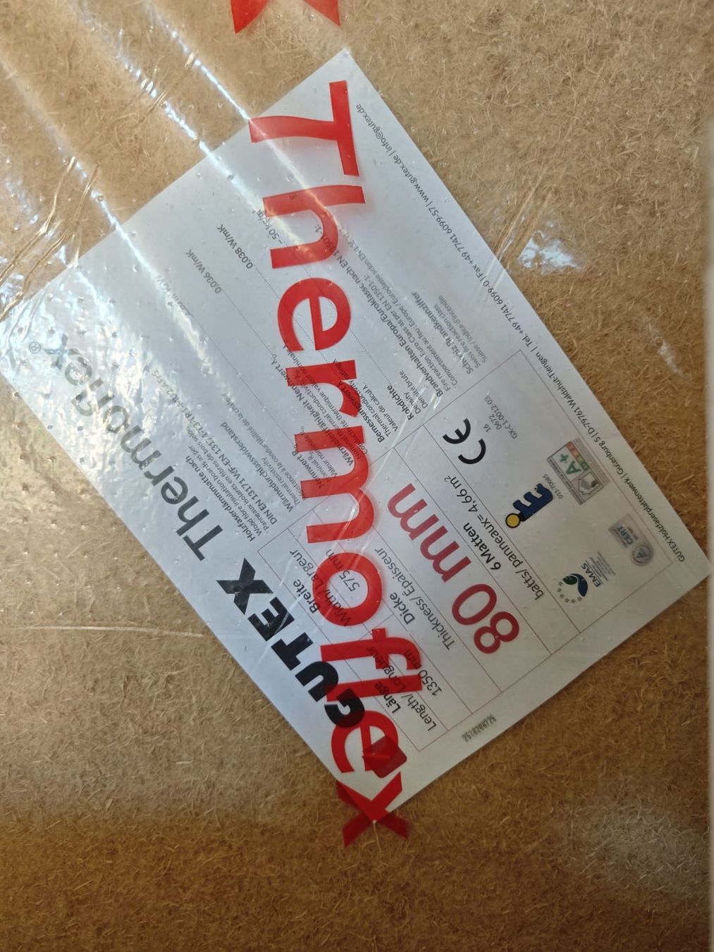 Materiale di riempimento: Thermoflex 80mm – Usato da Echallens venduto da rge_mc6n