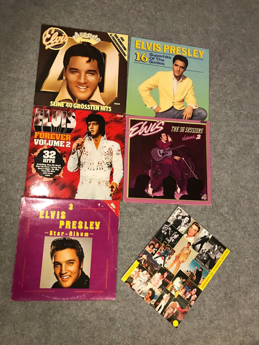 Dischi in vinile: Elvis Presley Sammlung mit Booklet – Usato da Wängi venduto da ts7670