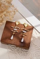 Boucles doreilles Coeur de Reine 