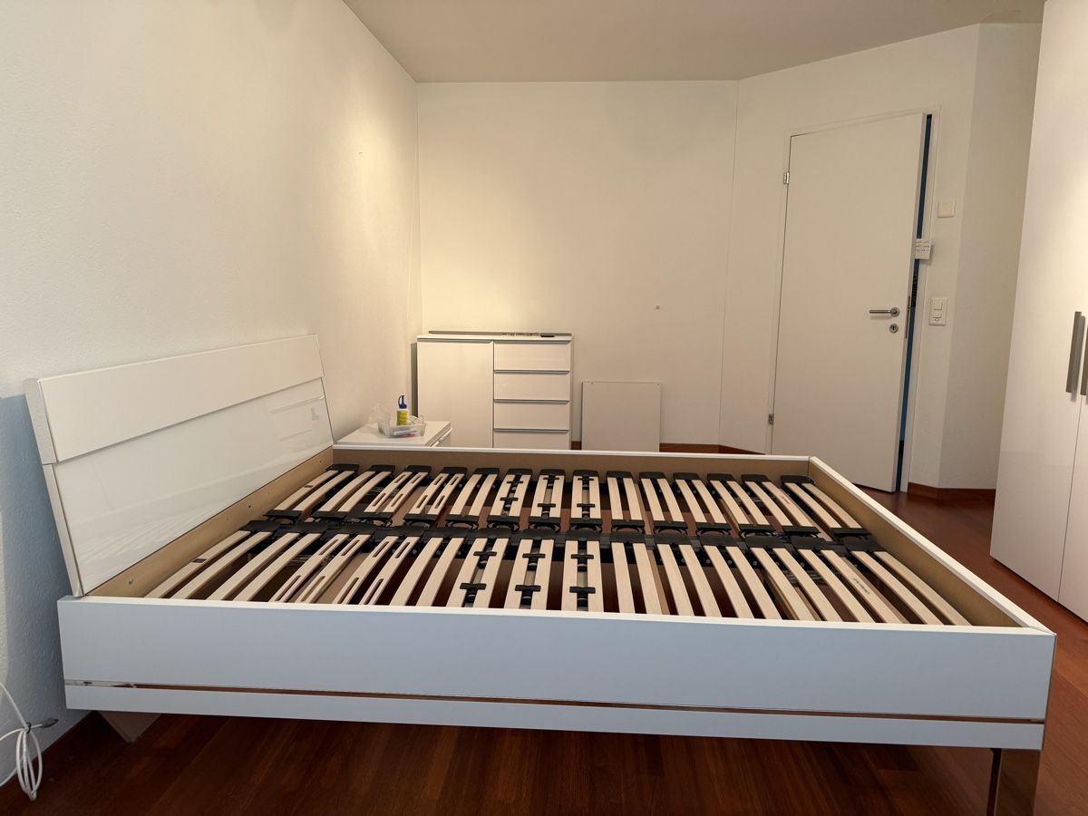 Pfister Letti: Doppelbett weiss inkl. Lattenrost – Usato da Horw venduto da MOPA27 4
