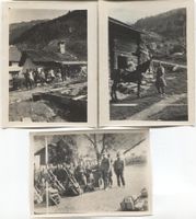 ZILLIS GR 1915 Militär Füs Bat 83 - 3 Fotografien