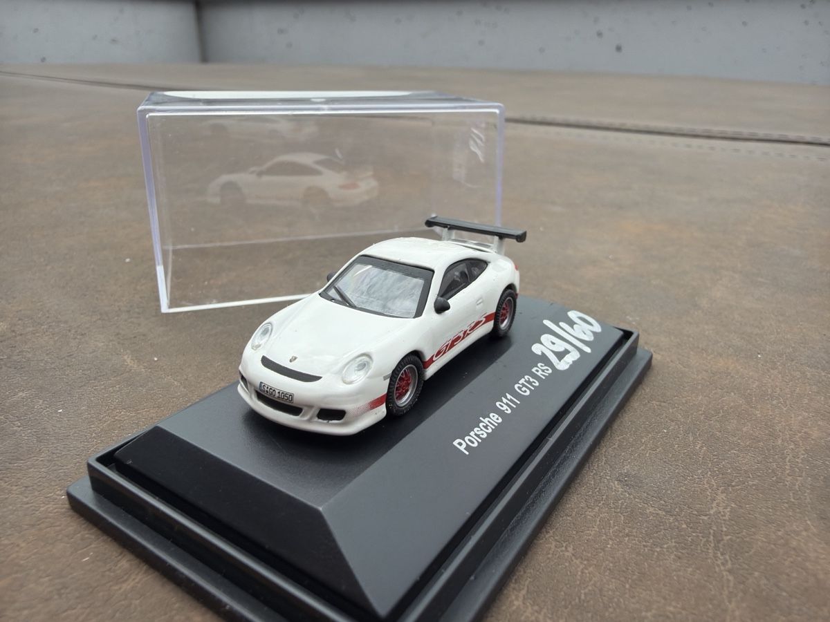 Porsche Modellini d'auto: Porsche 996 GT3 RS - 1/87 – Usato da Wolfwil venduto da Rolex1 1