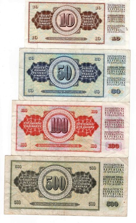 gt; Yugoslavia p82s: 10 Dinara from 1968