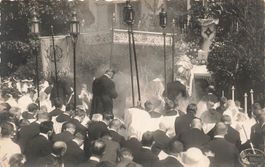 Olten (SO) Fronleichnam Prozessionsaltar 1922