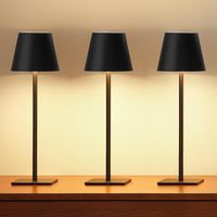 3x Kabellose Tischlampe batteriebetriebene Lampe tragbare