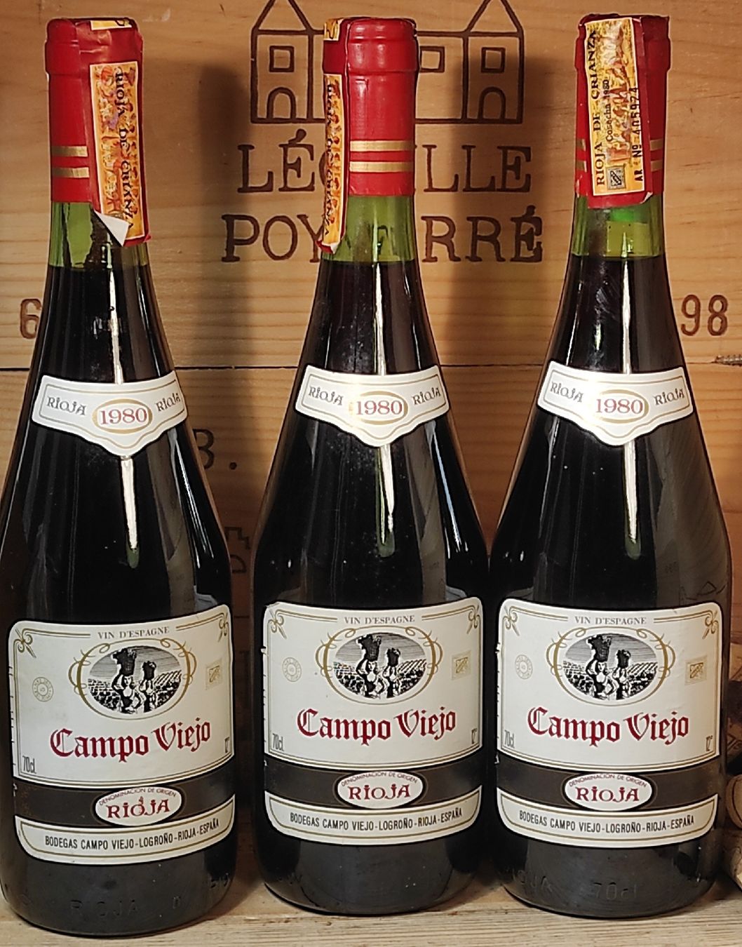 Rioja Wein: 3 x 1980 Rioja Campo Viejo – Neu (gemäss Beschreibung) aus Büsserach von Vintage-vins 4