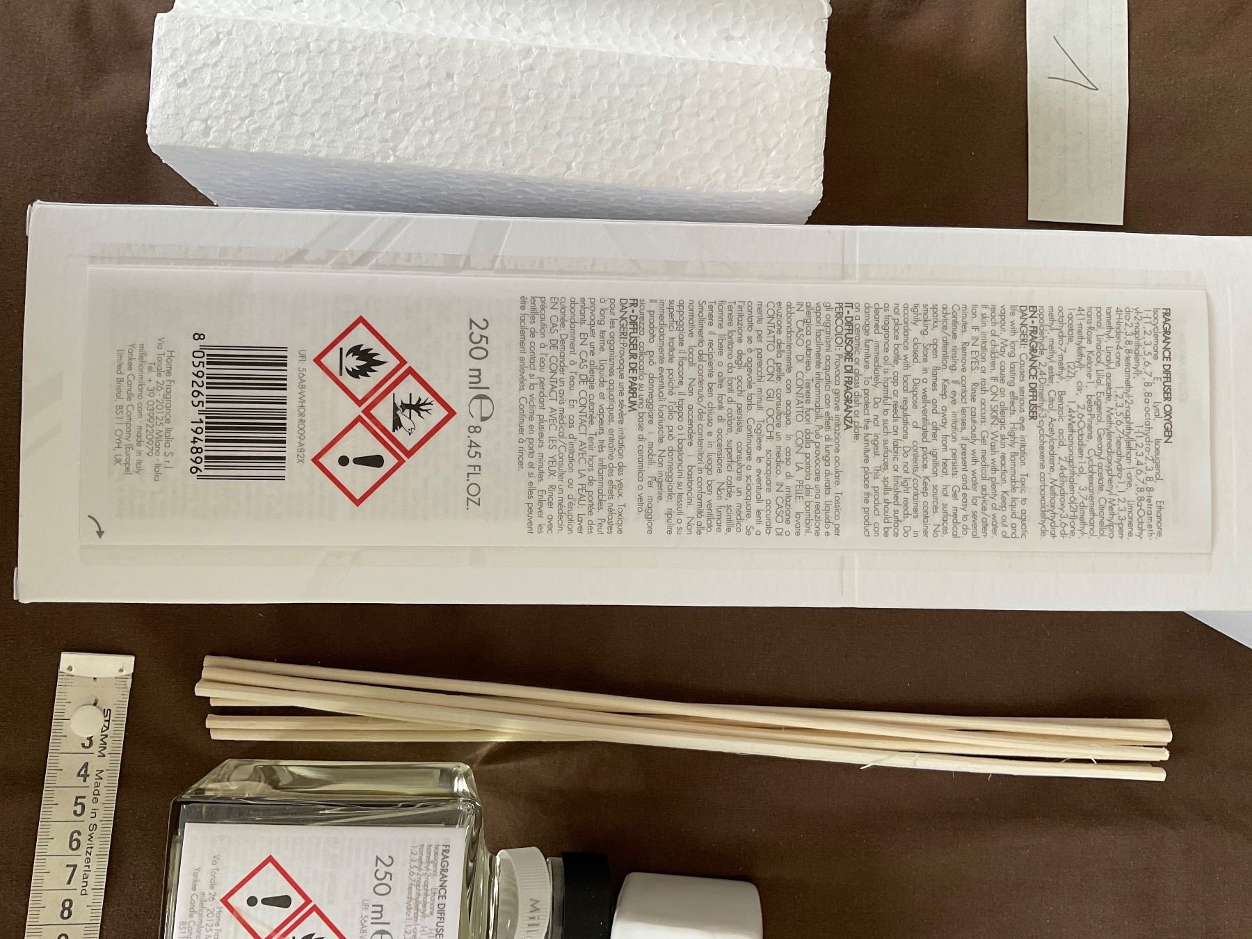 Duftöldiffusoren: Diffuser, Millefiori Zona, Raumduft, Neu, OVP, 250 ml – Neu und originalverpackt aus Regensdorf von Polo101 3